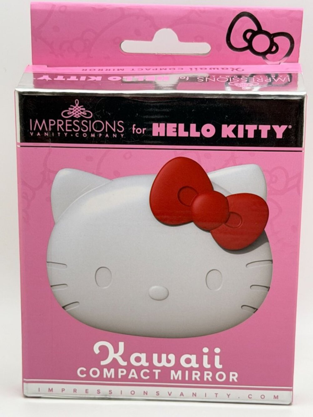 Hello Kitty Kawaii Compact Mirror With LED Lighting & Touch Sensor By Impression